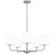 Quoizel Gallagher Chandelier 5 Lights Brushed Nickel GGR5028BN - alternate 5